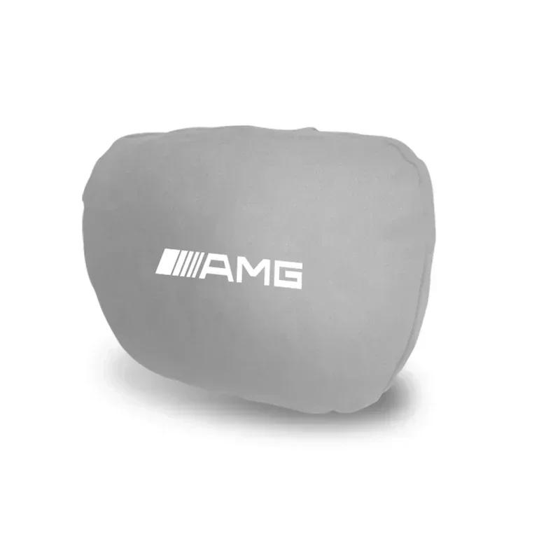 1pcs Car Seat Head Neck Rest Car Pillow Neck Headrest Cover Vehicular Pillow Seat Headrest For Mercedes benz A B R G Class GLK