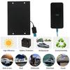 5W 5V Solar Panel USB Phone Charger High Conversion Rate Overcharge Protection IP65 Waterproof Emergency Solar Panel Charger