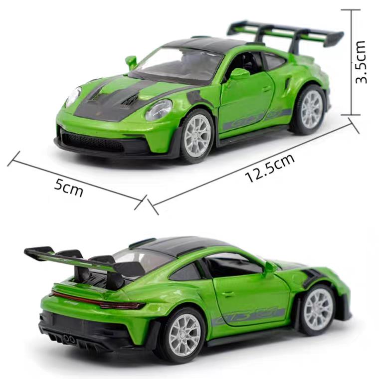 Porsche 911 GT3 RS Суперкар Версия Match 5-дюймовая Металлическая Машина Симуляция Литой & Игрушечный Транспорт RMZ city 1:36 Подарки на День Рождения из сплава