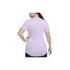 Nike Dri-Fit One Solid Color Round Neck Pullover Quick-Dry Short Sleeve T Shirt Women T Shirts Lilac-Red FN5002-512