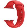 [Compatible Apple iWatch 44 Mm] Bracelet Silicone Red Soft Size S-M Sport Unisex Replacement Watch