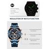 CURREN Luxury New Mens Stainless Steel Band Wristwatches for Men Casual Fashion Quartz Clock Mens Chronograph Watch with Date