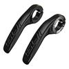1 Pair Auxiliary Bike Grip Bar Riding Horn Rest Handlebars Adjustable End Handle Cycling Fatigue Relief Bicycle Accessories For Kids' Bikes,