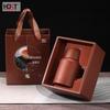 Premium Zisha Purple Clay Stewing Teapot & Teacup Set