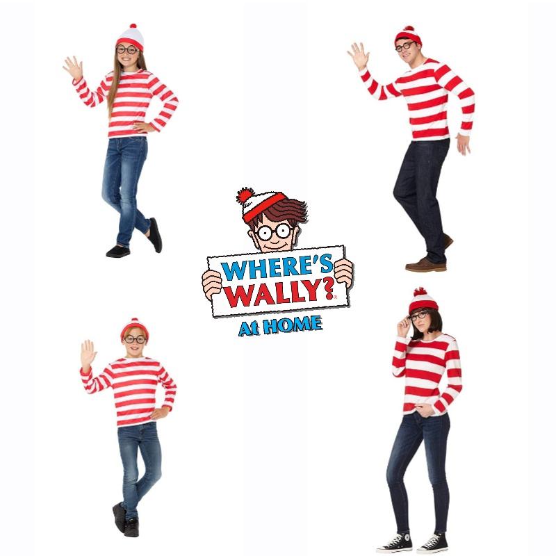 Where's Wally Halloween Costume Fun And Smart Uk Anime Cos Dress-up Outfit