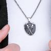 Серебряный кулон-меч-щит для мужчин, византийское ожерелье-цепочка, турецкие украшения ручной работы, уникальный подарок для него