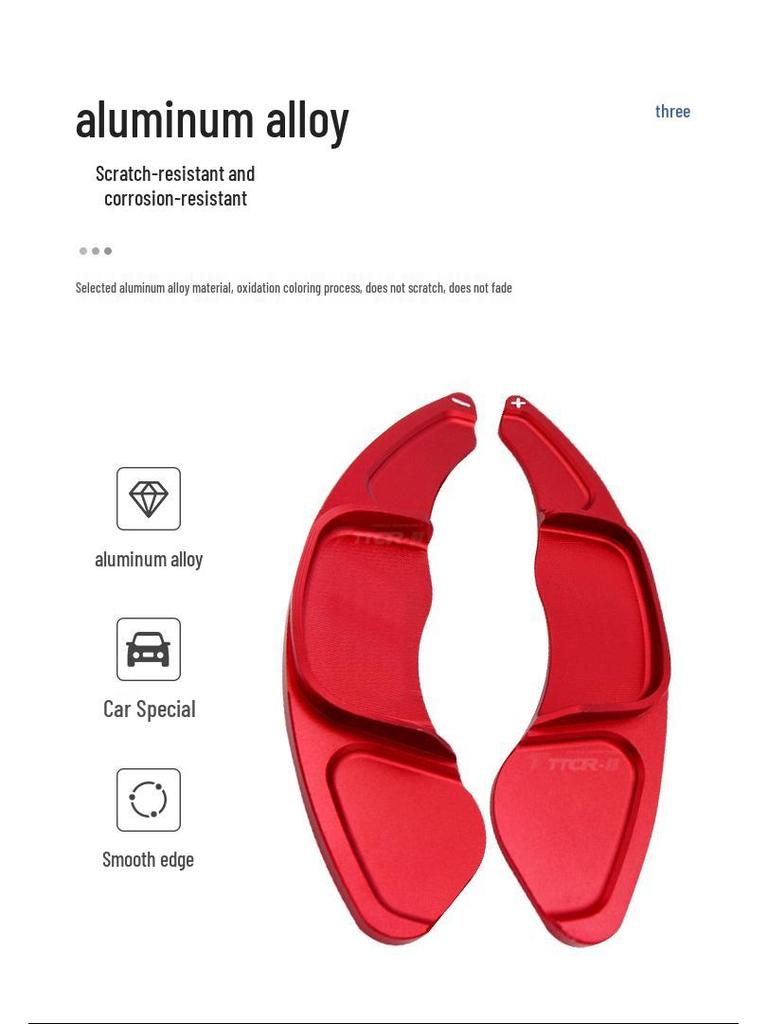 Steering Wheel Shift Paddles Trim for Golf 7 GTI/R Line, Tayron, Sagitar, Magotan, and Lamando