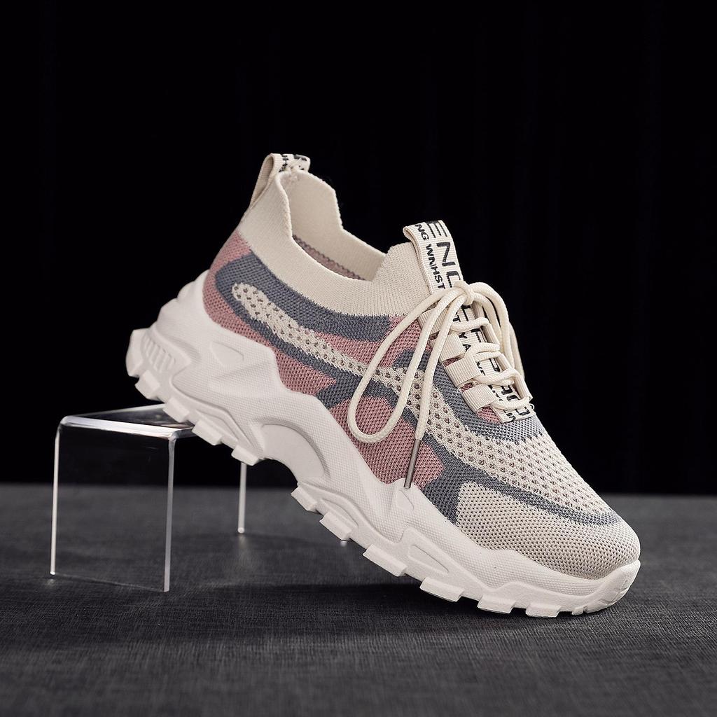 2025 New Women's Breathable Shoes Flying Woven Mesh Fashion Casual Shoes Trendy Shoes