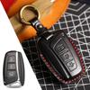 Кожаный чехол для ключа Hyundai Santa Fe IX45 - 3D Shaping
