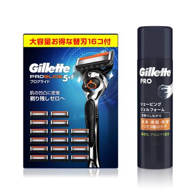 Gillette Proglide Manual Body 16 запасной гель для бритья 195 г бритва для мужчин (с лезвиями) + [Покупка комплекта] Мужской