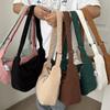 High-end Texture Classic Solid Color Shoulder Bag for Women Ins Niche Fashionable Small Square Bag  Cross-body Bag