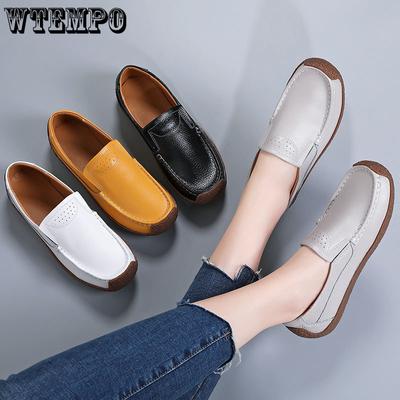 Женская обувь. Туфли на плоской подошве с квадратной головкой. Туфли с неглубоким носком и мягкой подошвой. Туфли большого размера. Лоферы.