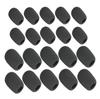 Microphone Foam Set of 10 X 5mm and 10 X Noise Compatible with Headsets and Lapel Black Cover, 20, 8mm, Reduction, Microphones,