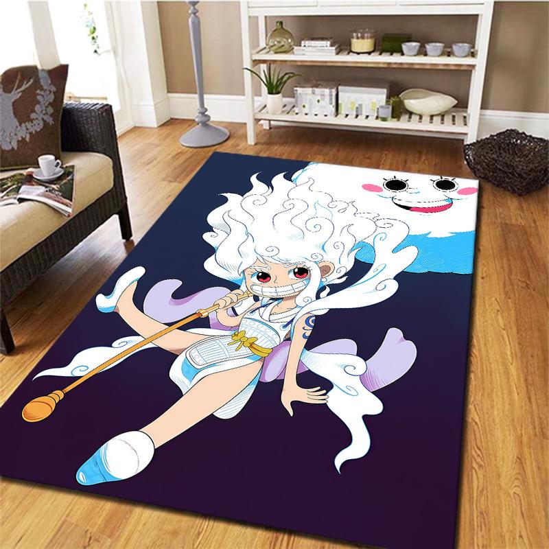 One Piece Gear Carpet Rug For Living Room Bedroom Home Sofa Decoration Kids Play Nonslip Floor Mat