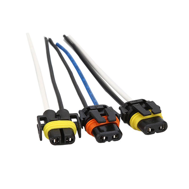Для H16 H9 H11 разъем провода лампы 12 В автомобильный штекер кабеля фары автомобильный разъем лампы противотуманной фары адаптер жгут проводов маленькая линия