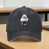 Кепка бейсболка с принтом плюшевого мишки, играющего в бадминтон, повседневная, для пары, женщин, весенняя, для молодежи, унисекс и женщин