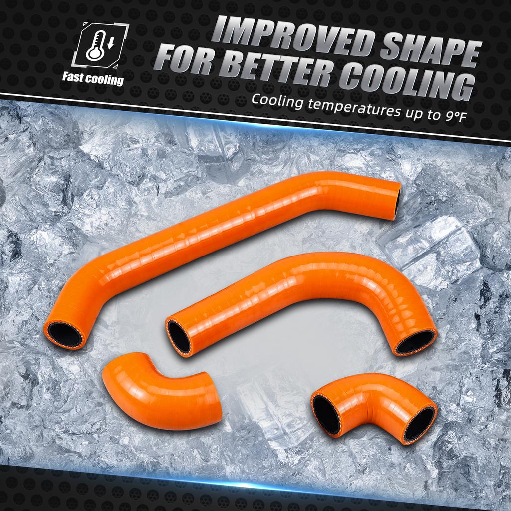 For 2024 KTM EXC 300 250 XCW XC SX Husqvarna TE 300 GasGas EC 300 Motorcycle Radiator Hose Clamp Temperature Sensor Adapter Kit