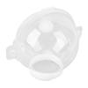 Cat Transparent Muzzle Breathable Prevent Biting Licking Adjustable Cat Hood Helmet for Grooming Bathing