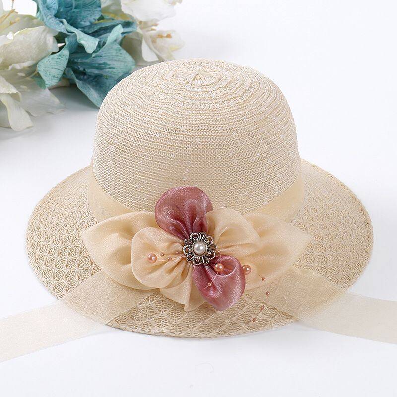 Hat Women's Sunscreen Sun Hat Summer Fashion Versatile Straw Hat Big Brim Outdoor Scenic Spot Sun