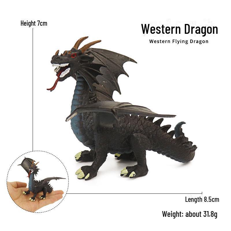 Cross-Border Fantasy Dragon Models: Fire Eagle, Ice-Breaker, Magma Dragon, Wolf Dragon, and Western Flying Dragon Ornaments