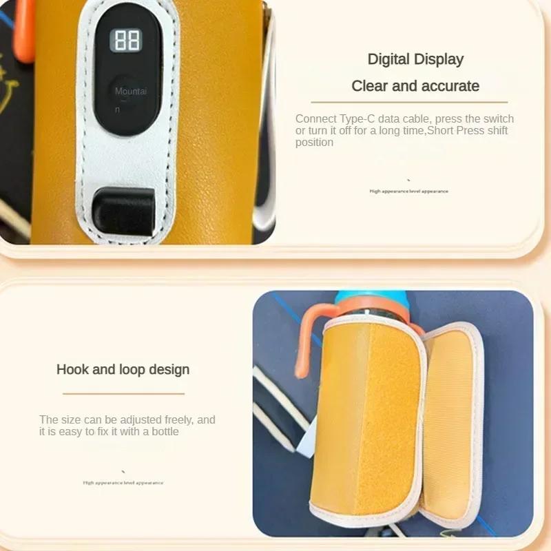 USB Подогреватель молока и воды для путешествий, Изотермическая сумка для коляски, Подогреватель бутылочек, Портативный подогреватель бутылочек для путешествий
