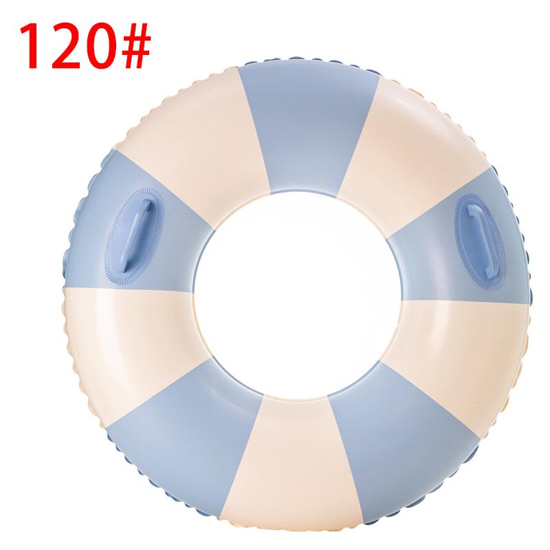 Летнее пляжное полосатое утолщенное кольцо для плавания, детское кольцо для плавания в водных видах спорта, плавающее кольцо для взрослых с вишней, спасательный круг для бассейна