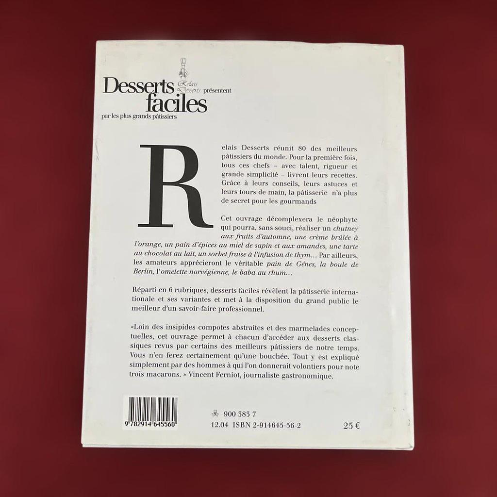 [Б/У] "Desserts faciles" книга рецептов французских десертов, иностранная книга