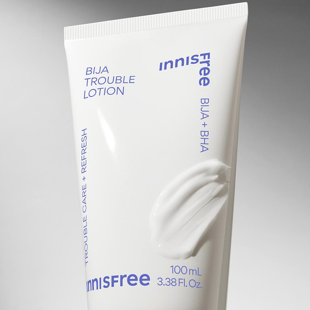 Набор Innisfree Bija Trouble Тонер 170мл + 25мл + Лосьон 100мл + 25мл
