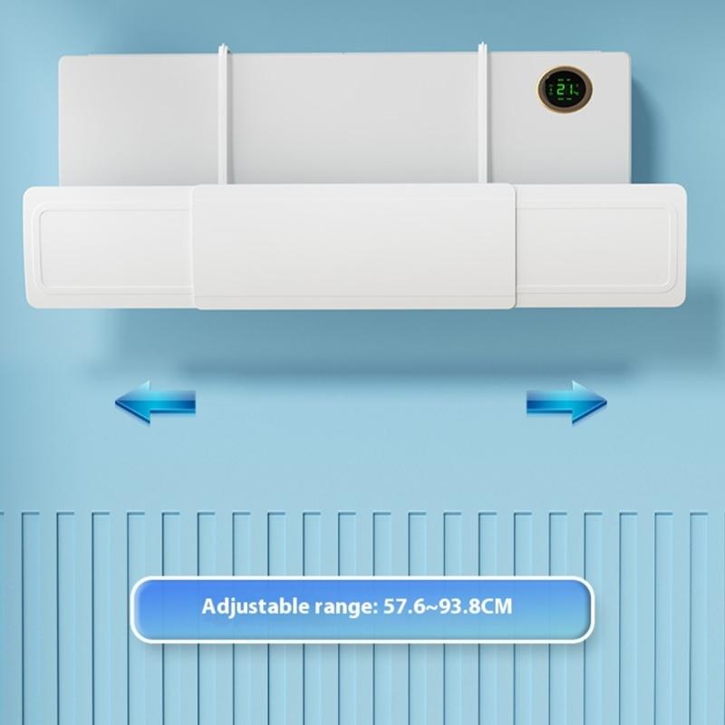 3 in 1 Adjustable Air Conditioner Deflector Shield Retractable Wind Deflector for Home Direct Blowing Telescopic