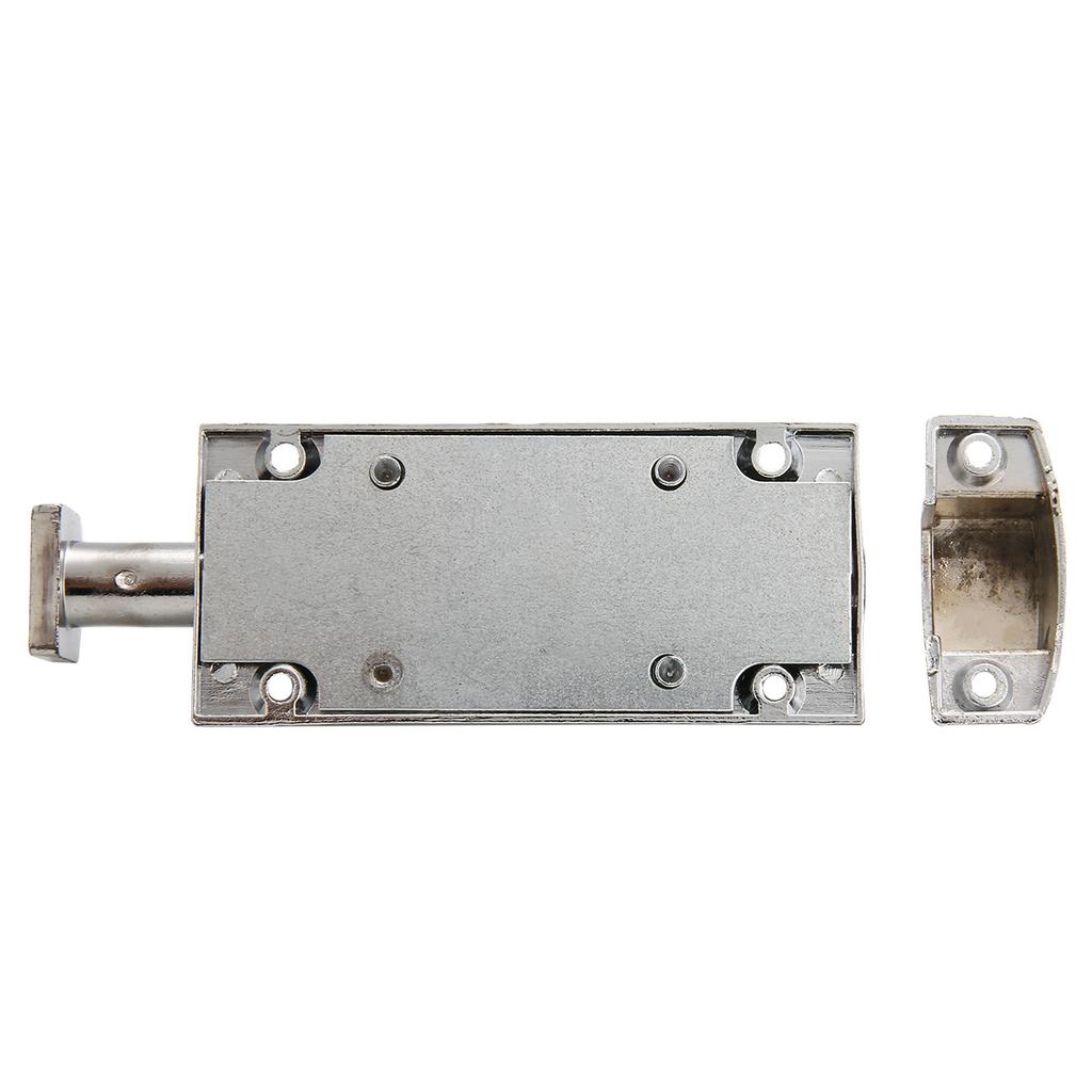 1/2 шт. 4 дюйма алюминиевый сплав серебристый оконный замок безопасности тяговое кольцо пружинный отскок дверной болт автоматическая защелка замок дверь окно