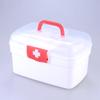 Portable Double-Layer Medicine Storage Box for Home & Dorm