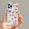 Flower Phone Case For iPhone 14 Pro Case iPhone 13 11 12 16 15 Pro Max XR X XS 7 8 Plus SE Shockproof Soft TPU Clear Cover Funda