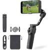DJI Штатив-стабилизатор Osmo Mobile 6, Цвет: Серый сланец [Оригинальный продукт для внутреннего рынка] - Улучшенные функции, 3-осевой стабилизатор для смартфона, Функция отслеживания, Дистанционное управление через W