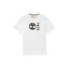 American Vintage Casual Sports Printed Breathable Round Neck Short Sleeve T-Shirt Men T-Shirts White A4352-100
