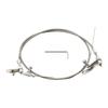 1x Stainless Steel Braided Kick Down Cable Transmission Detent For Ford C6 Trans