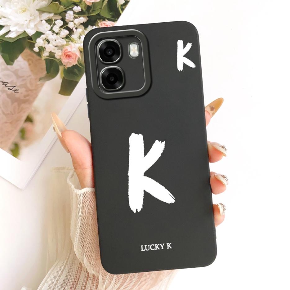 Чехол для Oppo A6 4G Чехол для Oppo A6x 5G CPH2783 Милый Чехол с Счастливыми Буквами Мягкий ТПУ Чехол для Телефона Для Oppo A6x 4G OppoA6 5G Задняя Крышка Fundas