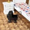 Wrought Iron Mini Bassinet Stroller Realistic Doll Pram Toys Baby Stroller Model  Kids Pretend Play