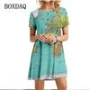 New Clothing For Summer Women World Map Dress Casual O-Neck Short Sleeve Loose Oversize Dress Fashion Ladies 3D Printed Dresses