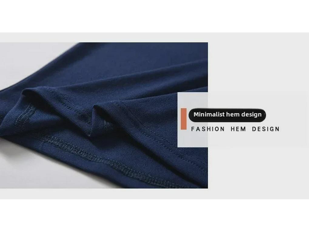 Korean Style Women's Mid-Sleeve T-Shirt, Slim Fit, Five-Point Sleeves, Perfect As Inner Layer or Outer Top for Spring and Autumn 2022