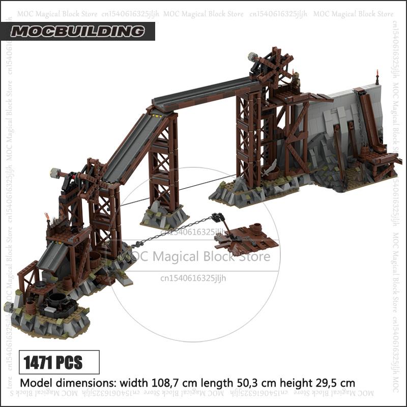 UCS Rings Collections Middle Earth Lord Moc Building Blocks Scene Technology Bricks Kits Display Model Construction Xmas Toys