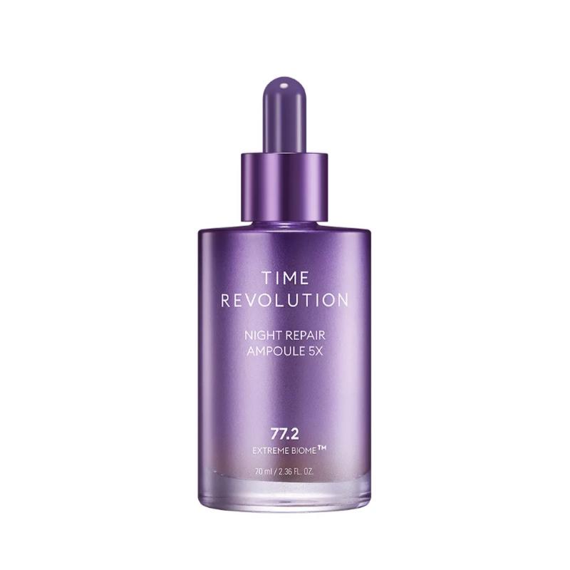 MISSHA Time Revolution Night Repair Ampoule 5X – Intensive Firming & Radiance Boost Serum – 70ml / 2.36 fl. oz.