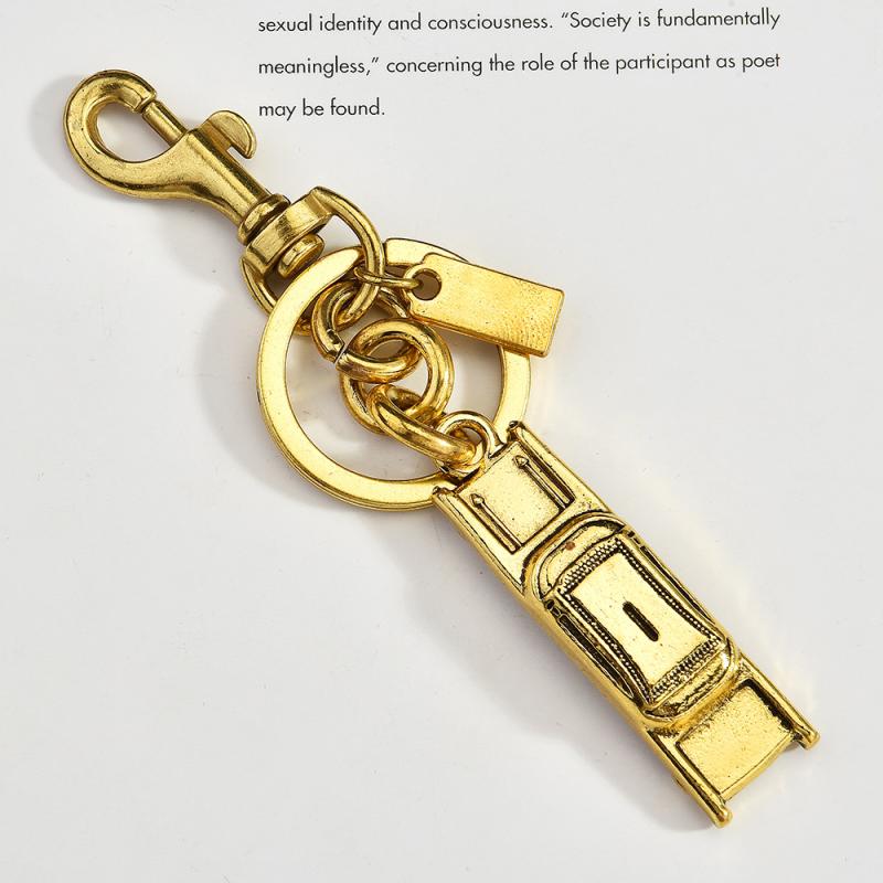 Модный брелок для ключей в виде строительной башни из фруктов для женщин, девочек, высококлассное украшение для рюкзака, изысканные аксессуары, подарки