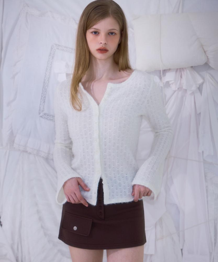 Rose Franz Pocket Mini Skirt [Brown]