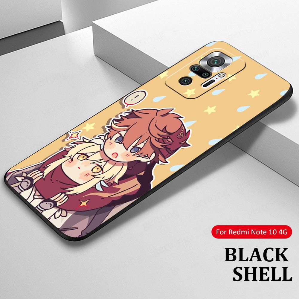 Чехол для телефона для Xiaomi Redmi 9s 9t 9a 10 Pro 11 K40 8 9 8t 9c K50 K40s 11t 11s аниме Genshin Impact Чехол с принтом