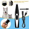 USB перезаряжаемый триммер для шерсти домашних животных для собак, кошек, машинка для стрижки домашних животных, набор для ухода за ногами кошек, домашних животных