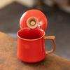Ceramic tea cup Modern office cup Tea can Personal special teacup with lid Gift printing for customers