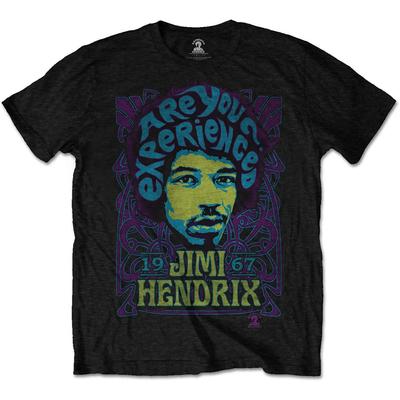 Jimi Hendrix Are You Experienced Afro Text Официальная футболка Мужская футболка унисекс