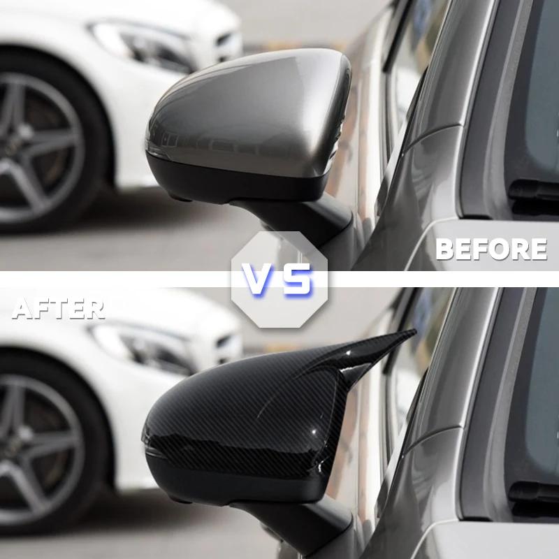 Черные Накладки на Зеркала Бокового Вида для Mercedes Benz W177 A CLA Класса C118 V177 2019 2020 CLA200 CLA250 CLA35 CLA45S Седан Салон A180