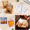 12 Pcs Sublimation Paper Clips Blanks Jumbo, 4x2 Inch Jumbo Paper Clips Clear for Heat Transfer DIY Design, Acrylic Sublimation Blanks for Crafts,