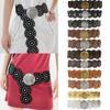 Metal Buckle Hollow Belt Y2K Wide Belts Vintage Disc Belts  for Women